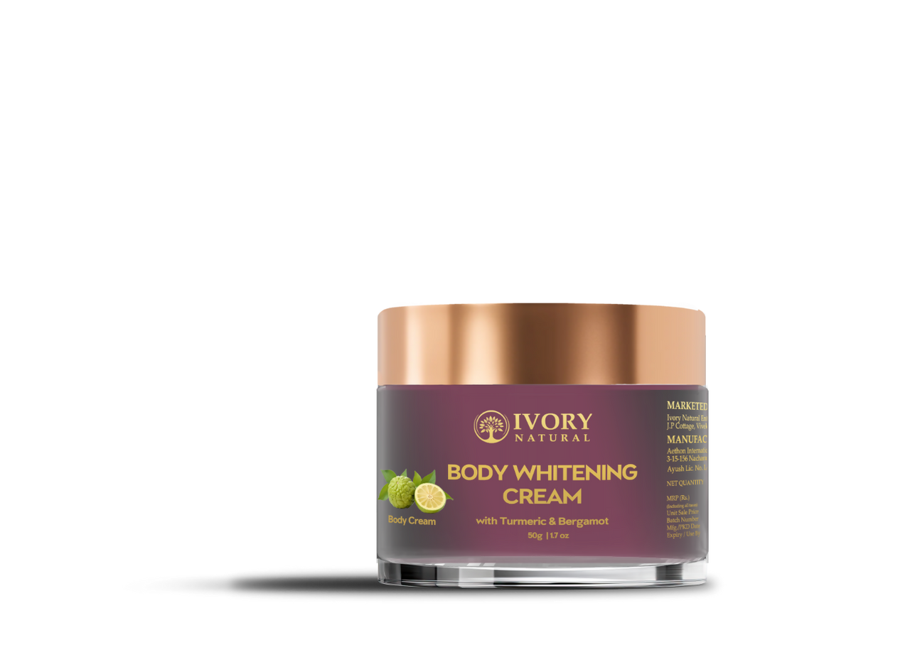 Ivory Natural Body Whitening Cream - Achieve Even Skin Tone And Smooth Texture For A Radiant Glow - Distacart