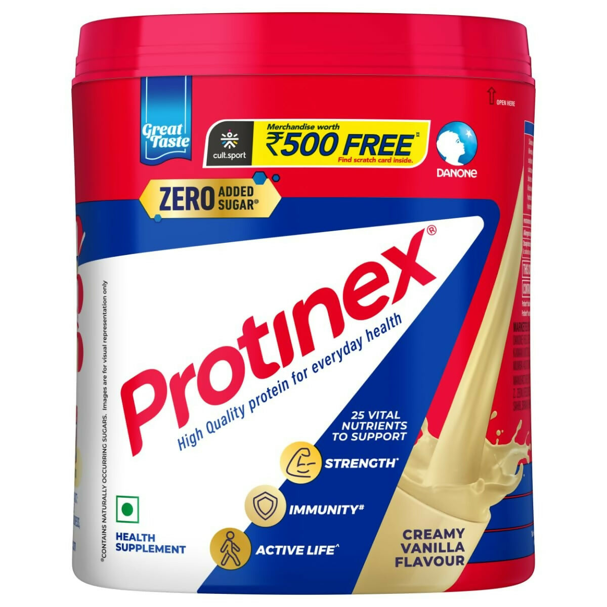 Protinex Health Supplement And Nutritional Protein Mix For Adults-(Creamy Vanilla) - Distacart