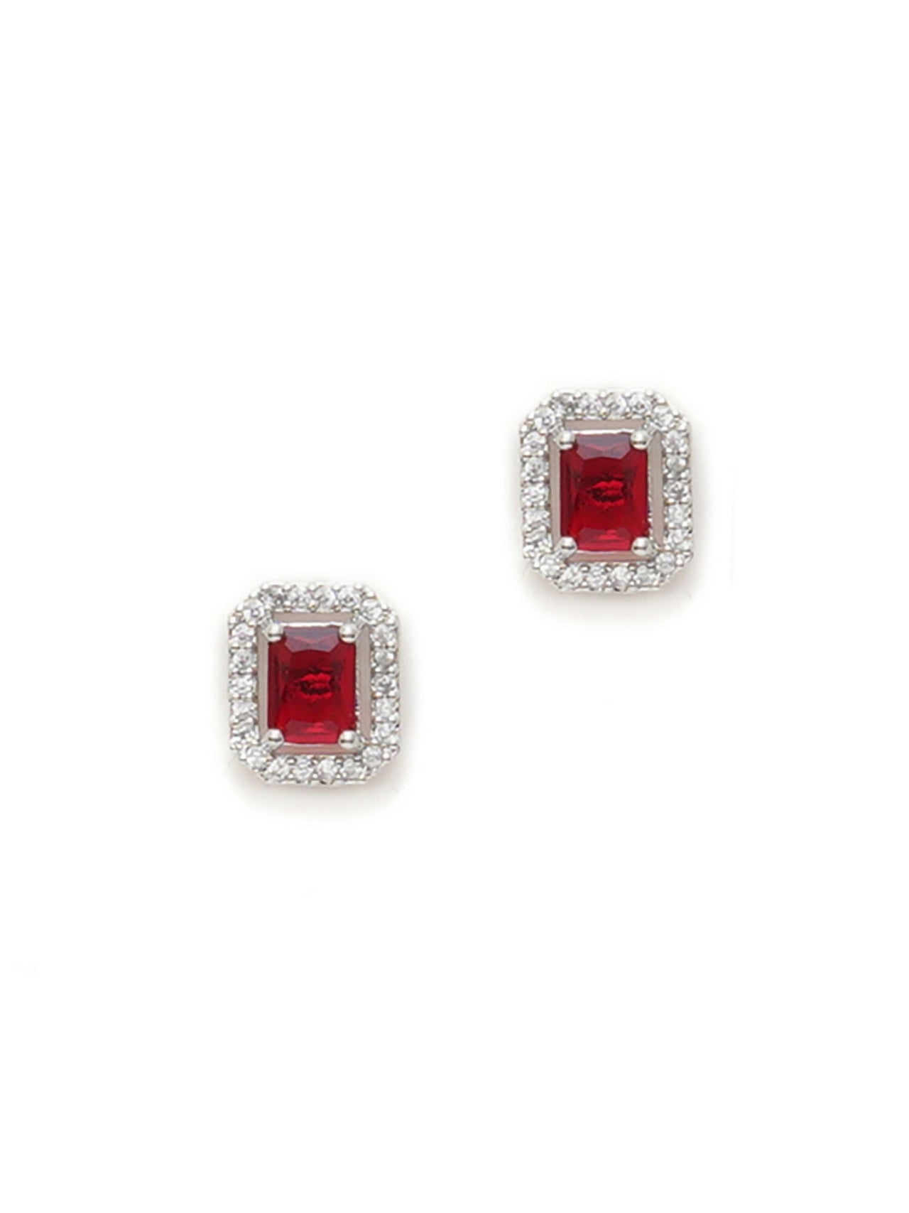 stone stud (Red) - Ruby Raang - Distacart