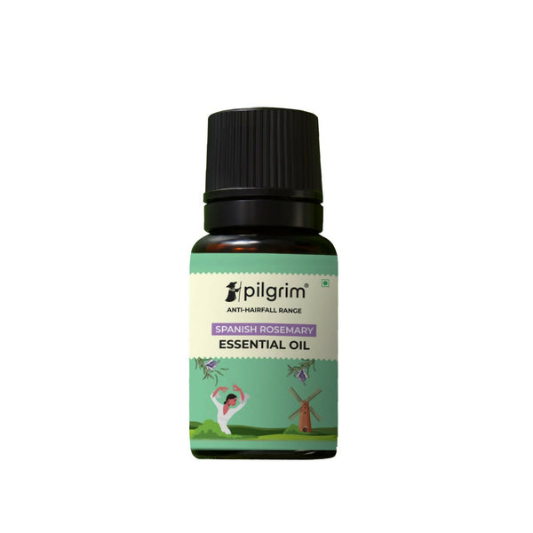 Pilgrim Spanish Rosemary Essential Oil For Hair Growth, Hair Fall Control & Hair Strengthening - Distacart