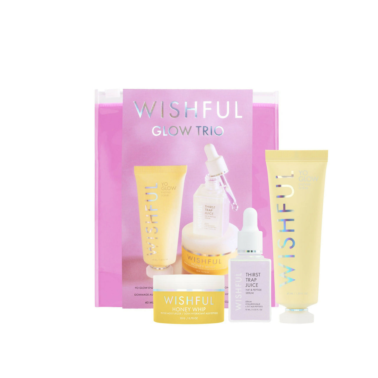 Wishful By Huda Beauty Glow Trio - Korean Skincare