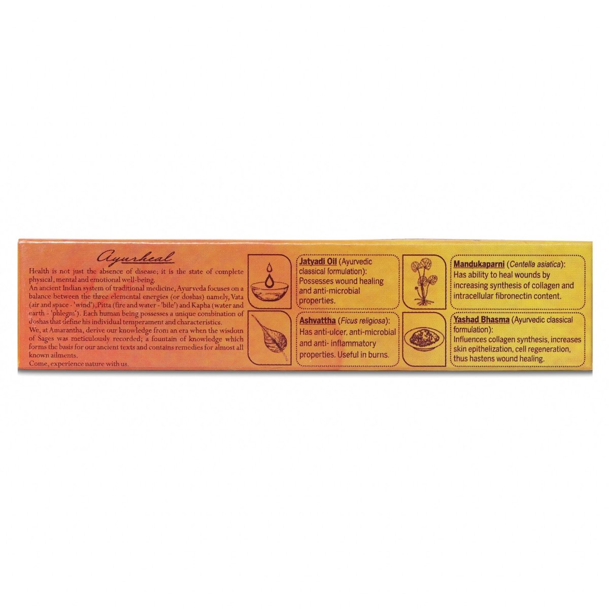 Amarantha Ayurvedic Wound Healing Cream - Distacart