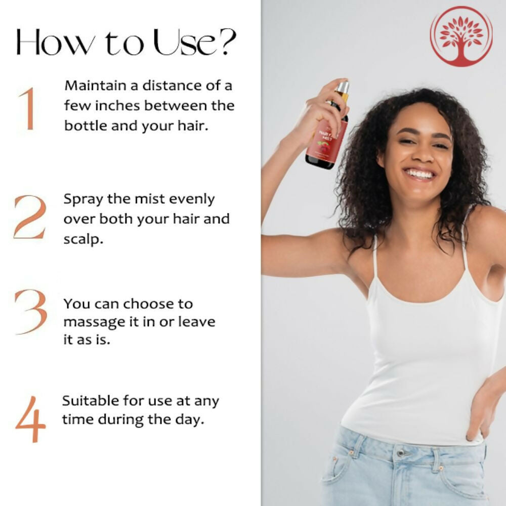 Ivory Natural Hair Mist For Long Hair For Growth Of Hair, Strengthen Follicles, And Restore Shine - Distacart