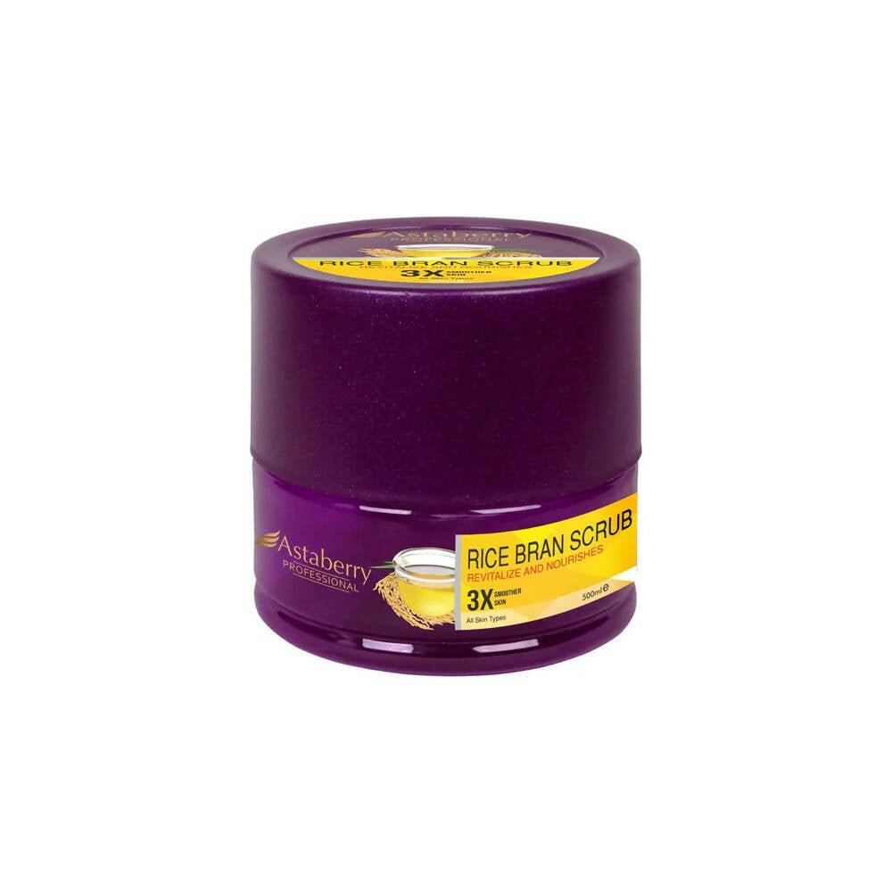 Astaberry Professional Rice Bran Face Scrub - Distacart