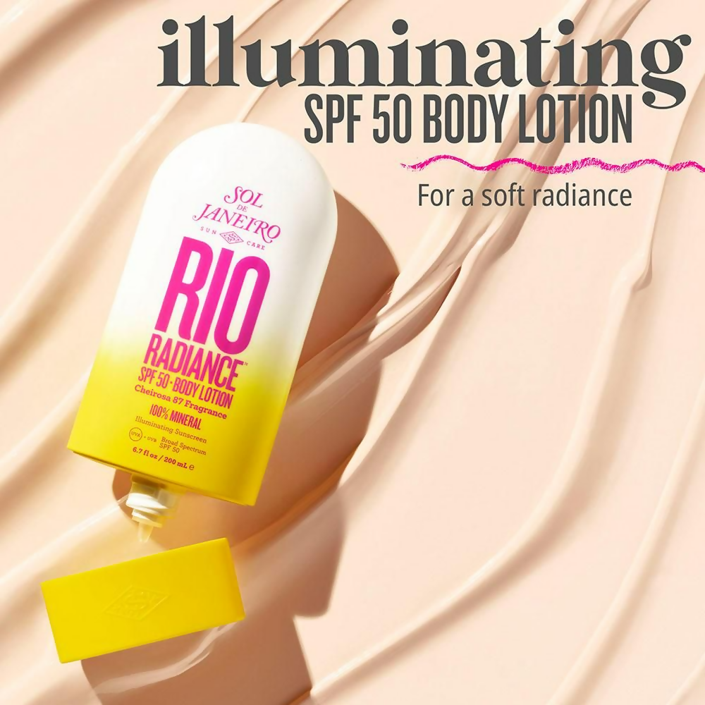 Sol de Janeiro Rio Radiance SPF 50 Body Lotion illuminating Sunscreen, UVA/UVB Broad Spectrum SPF 50