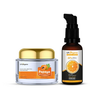 Thumbnail for LA Organo Vitamin C Serum & Papaya Skin Whitening Cream Combo