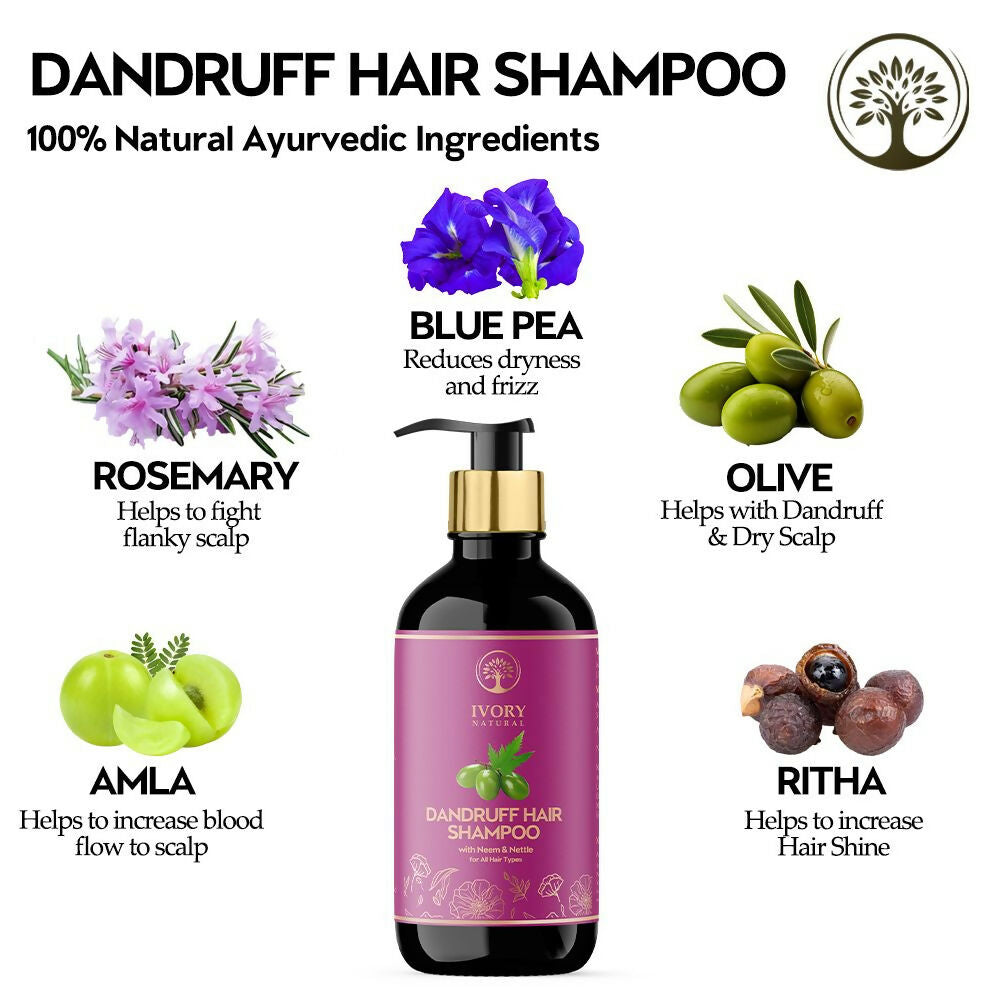 Ivory Natural Dandruff Shampoo - Embrace A Rejuvenated Scalp - Distacart