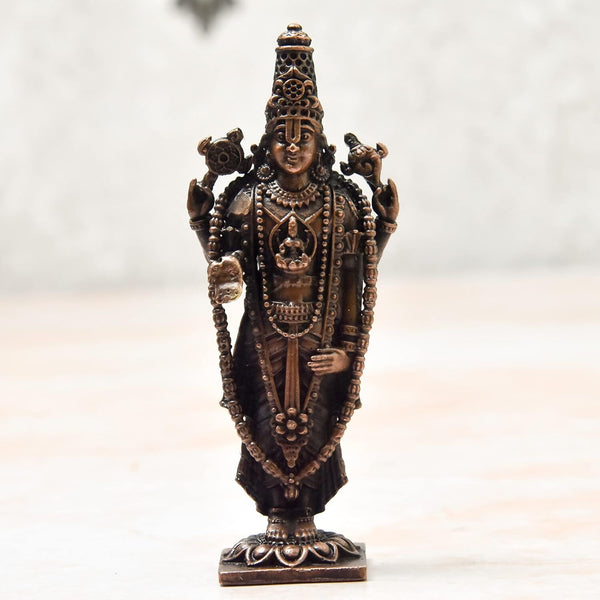 Bhimonee Decor Handmade Copper Balaji Idol - Distacart