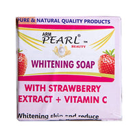 Thumbnail for ARM Pearl Beauty Whitening Soap with Strawberry and Vitamin C - Distacart