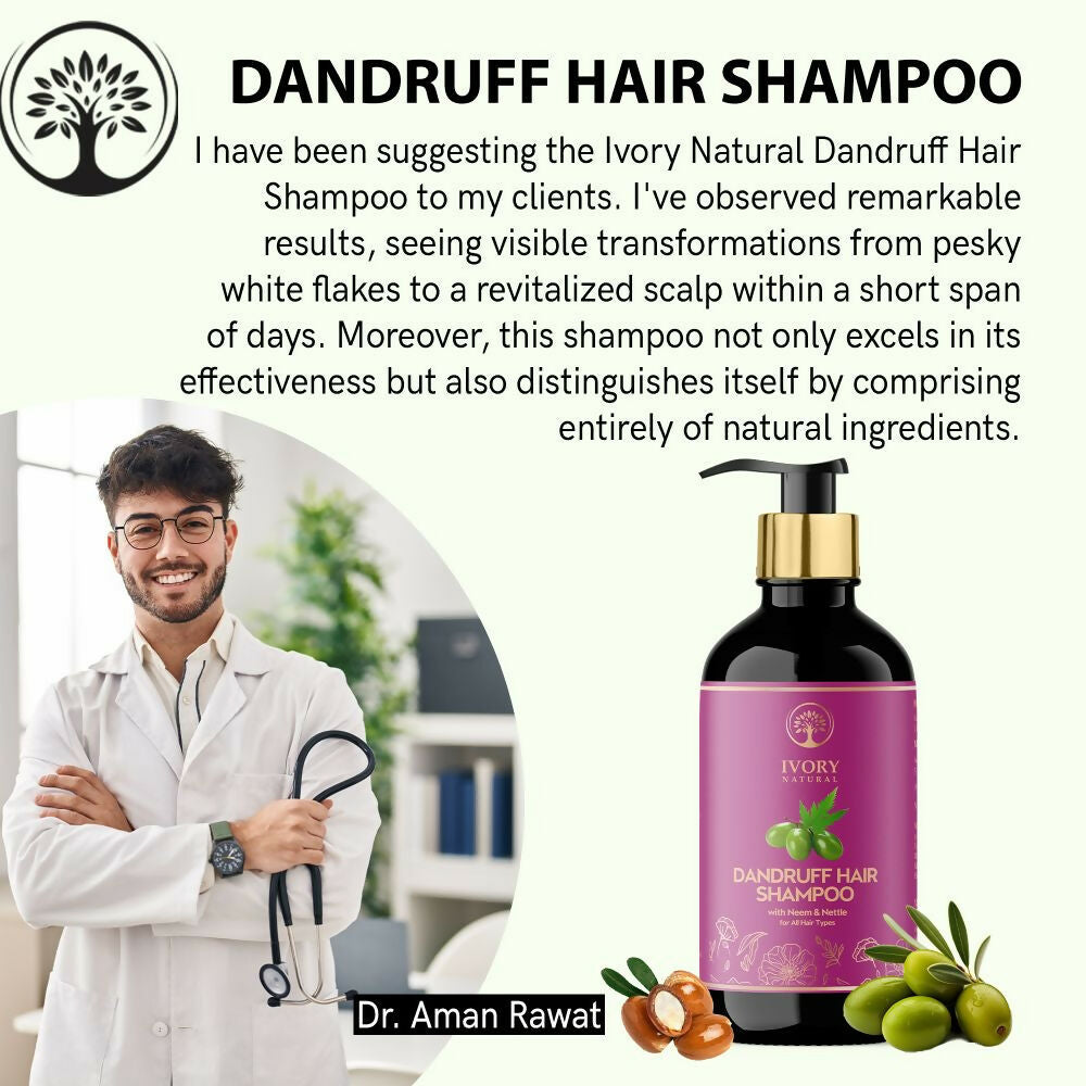 Ivory Natural Dandruff Shampoo - Embrace A Rejuvenated Scalp - Distacart