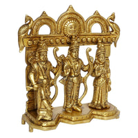 Thumbnail for Artvarko Brass Ram Darbar Statue Shree Ram Ji Sita Laxman Hanuman - Distacart