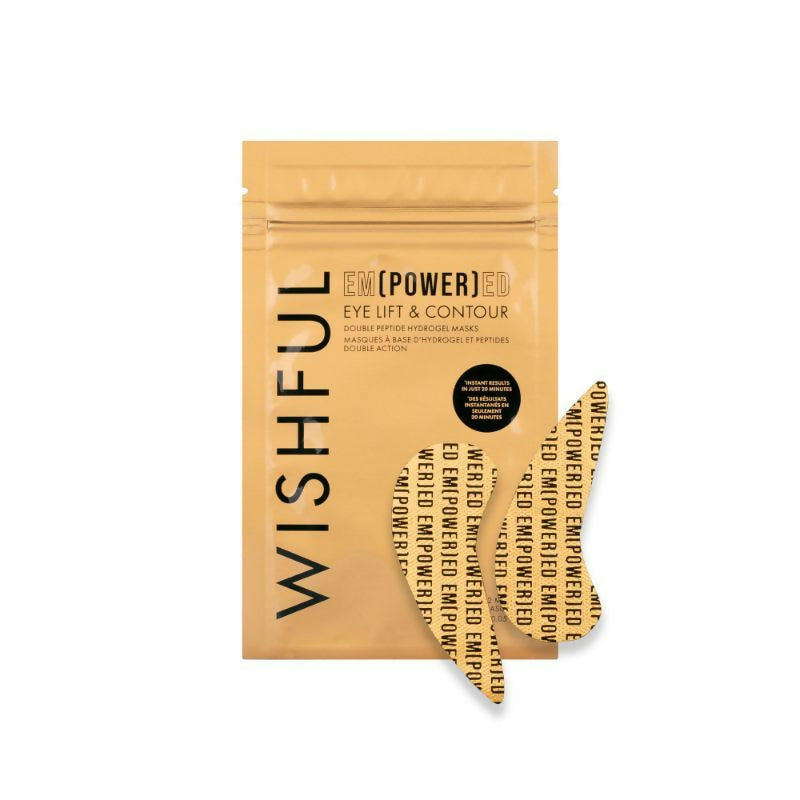 Wishful By Huda Beauty Empowered Eye Lift & Contour Double Peptide Hydrogel Masks - Korean Skincare