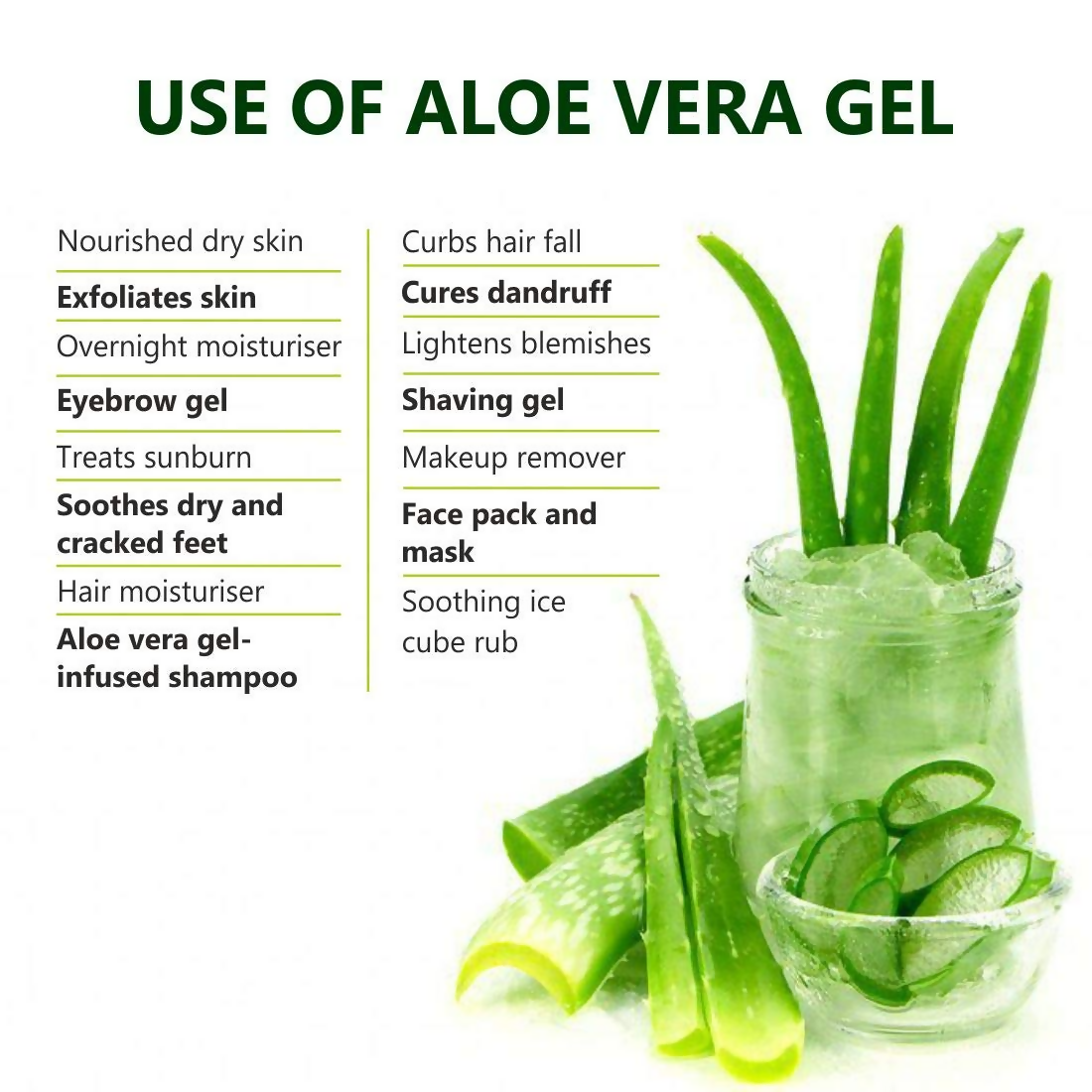 LA Organo Aloe Vera Gel for Face & Hair Moisturization and Papaya Skin Whitening Cream Combo