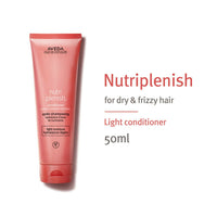 Thumbnail for Aveda Nutriplenish Light Hydration Conditioner for Dry & Frizzy Hair with Coconut Oil - Distacart