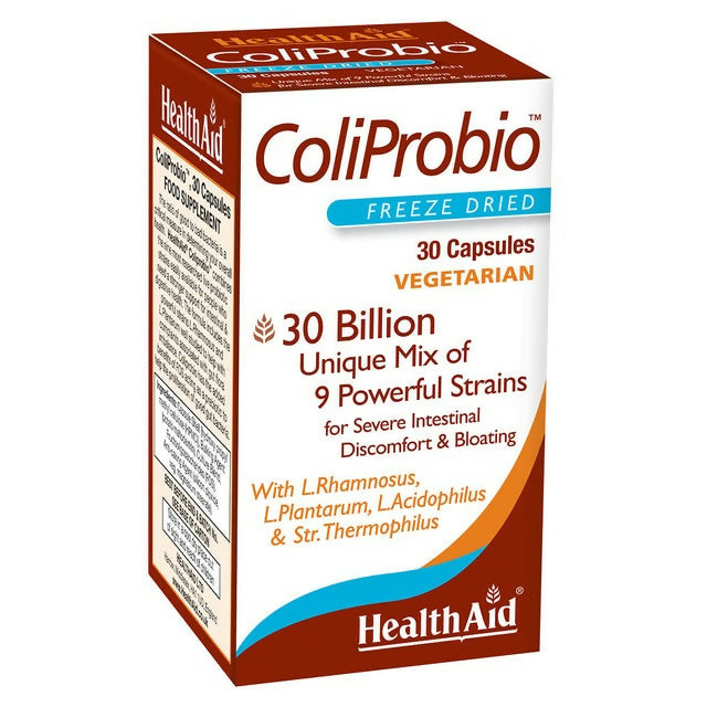 HealthAid ColiProbio 30 Billion Probiotic Capsules - Distacart