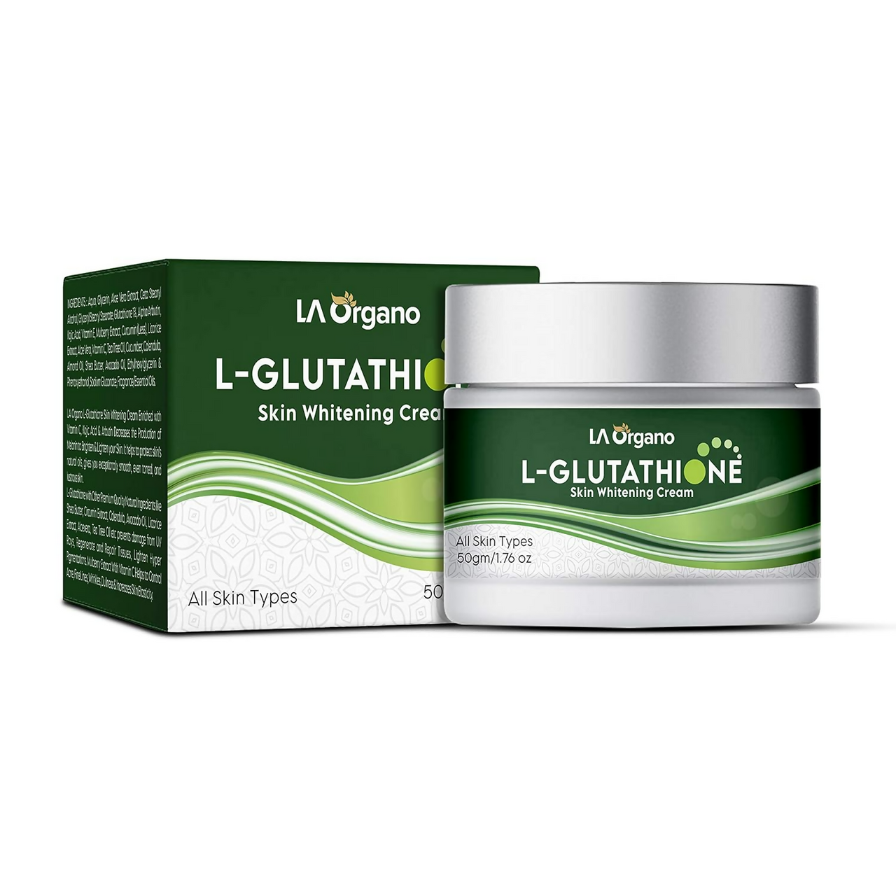 LA Organo L-Glutathione Cream For Skin Whitening