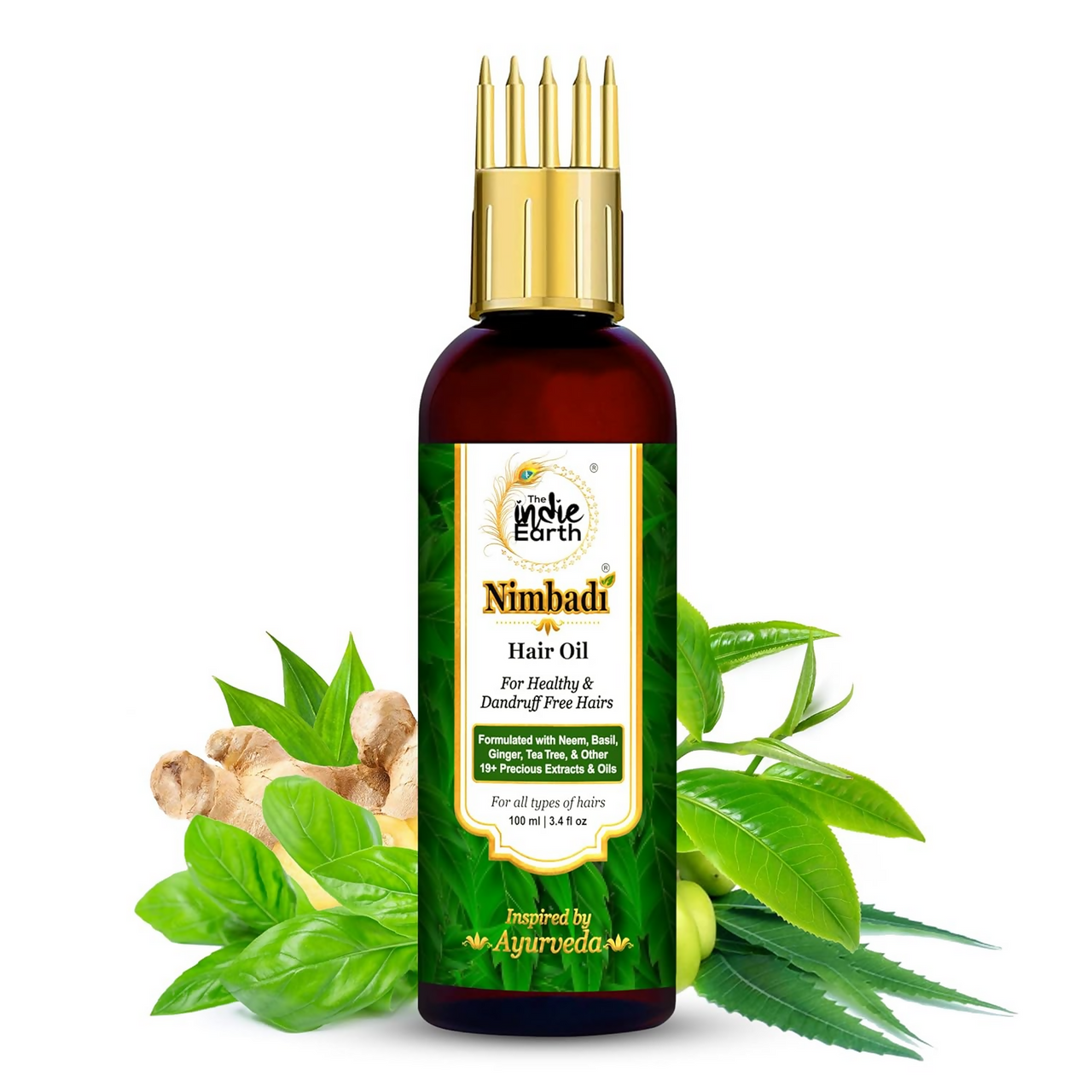 The Indie Earth Nimbadi Hair Oil For Healthy & Dandruff Free Hairs