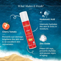 Thumbnail for Aqualogica Detan + Dewy Sunscreen With Cherry Tomato & Hyaluronic Acid - Distacart