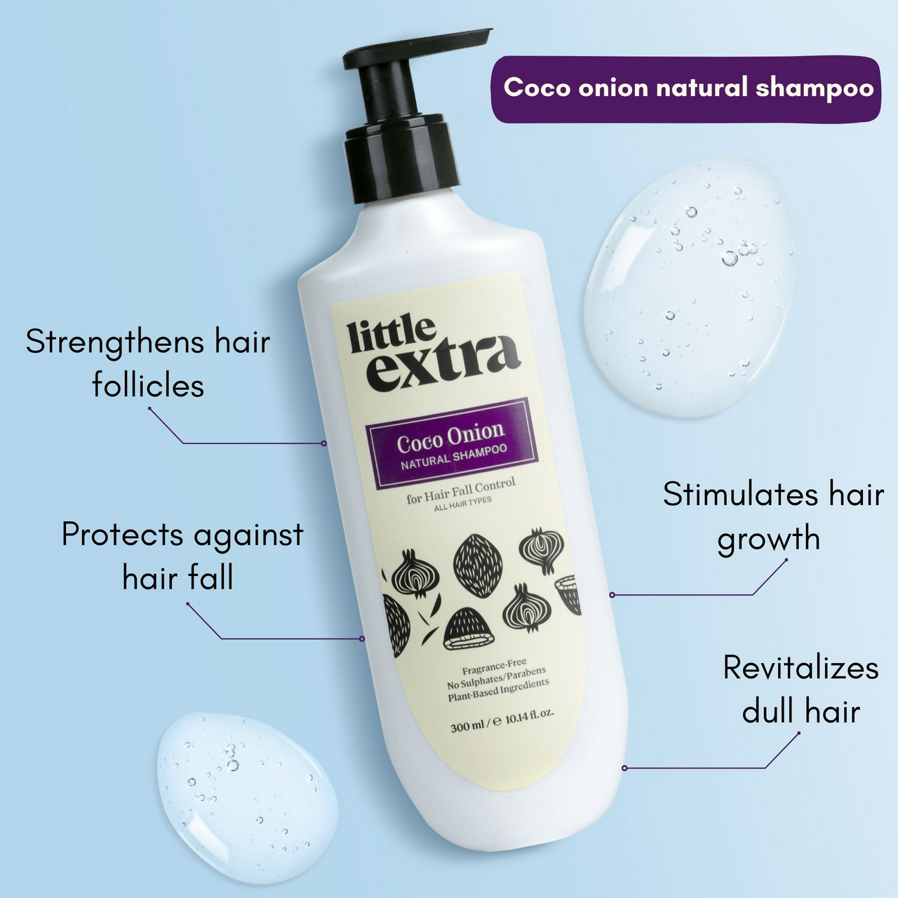 Little Extra Coco Onion Hair Oil & Shampoo