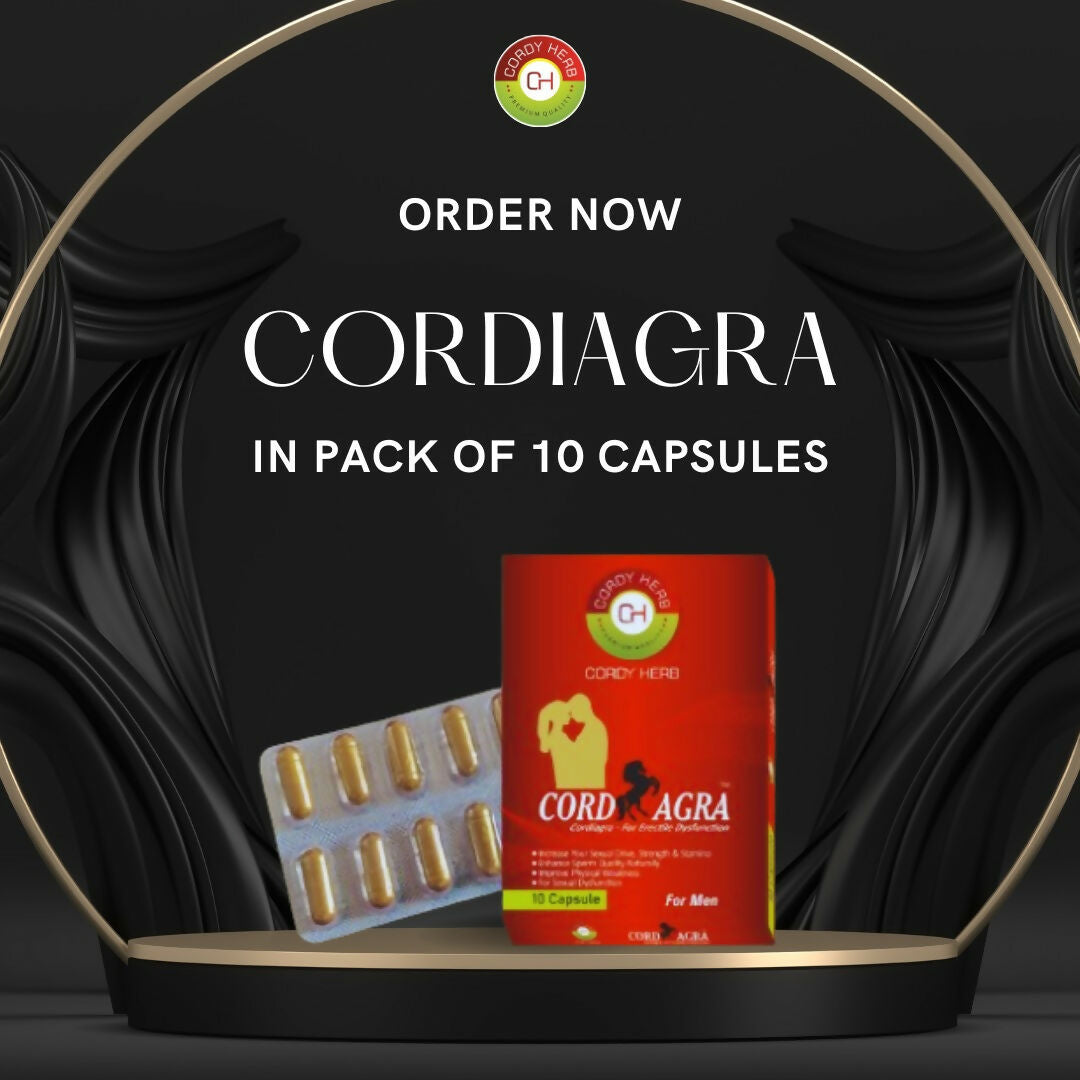 Cordy Herb Cordiagra Stamina & Energy Booster Capsules