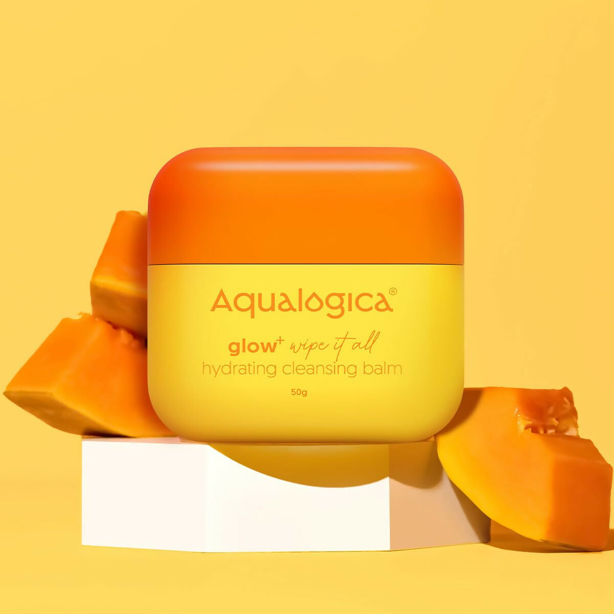 Aqualogica Glow+ Wipe it All Hydrating Cleansing Balm, Gentle Makeup Remover