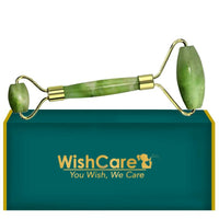 Thumbnail for WishCare Face Massage Jade Roller For Glowing Skin - Green