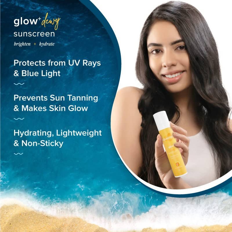 Aqualogica Glow+ Dewy Sunscreen 50gm Protections