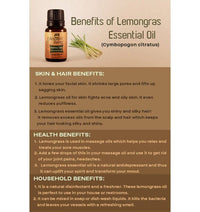 Thumbnail for Lemongrass Oil Essential Oil benefits