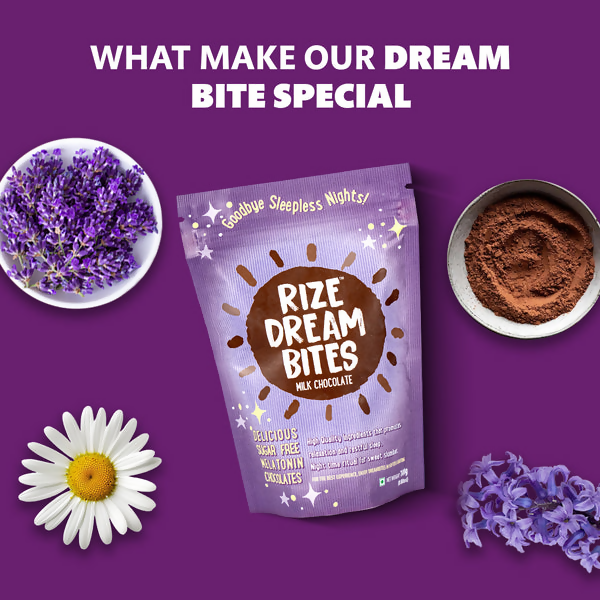 Rize Energy Bar Dream Bites - Milk Chocolate