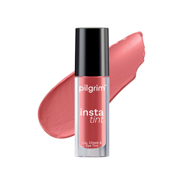Pilgrim 3 In 1 Lip, Cheek And Eye Tint With Goodness Of Spanish - Coral Story - 02 - Distacart