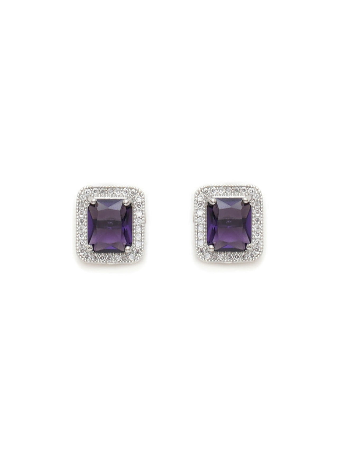 stone stud (purple) - Ruby Raang - Distacart