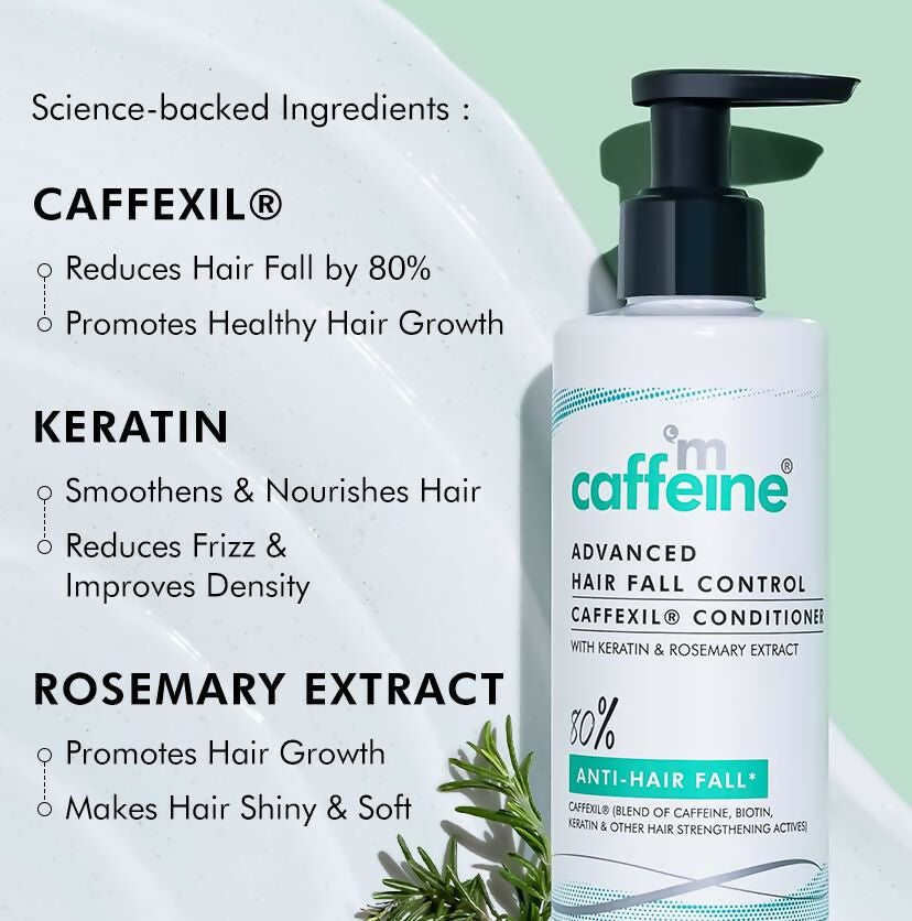 mCaffeine Advanced Hair Fall Control Caffexil Conditioner with Keratin