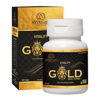 Thumbnail for Ayuugain Vitality Gold Multivitamin Capsule - Distacart