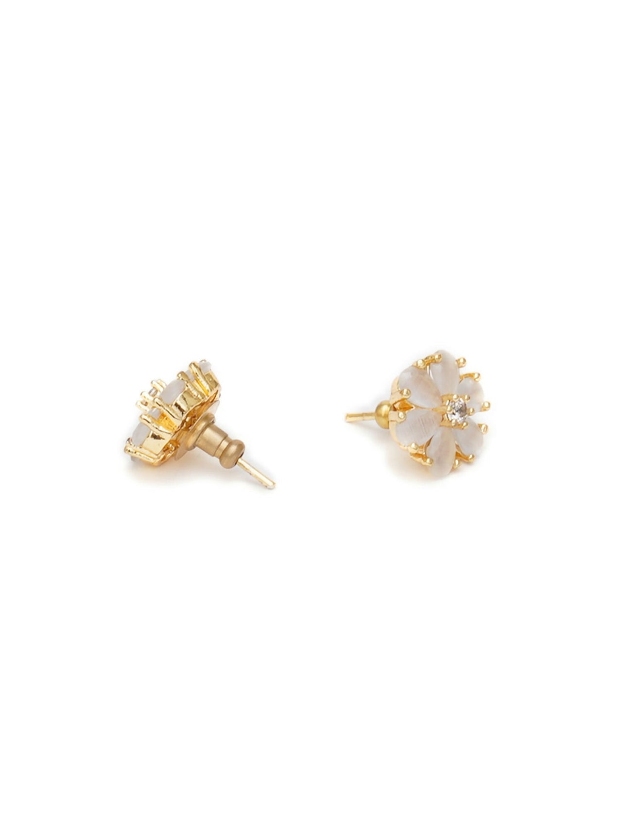 stone stud (white) - Ruby Raang - Distacart