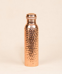 Thumbnail for Isha Life Hammered Copper Water Bottle - 950 ml