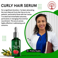 Thumbnail for Ivory Natural Curly Hair Serum For Smooth Even Curls And Silky - Distacart