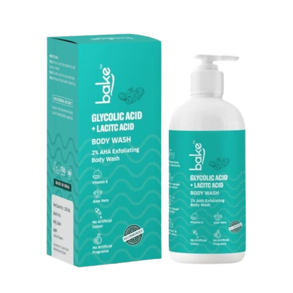 Bake 2% AHA Exfoliating Body Wash - Distacart