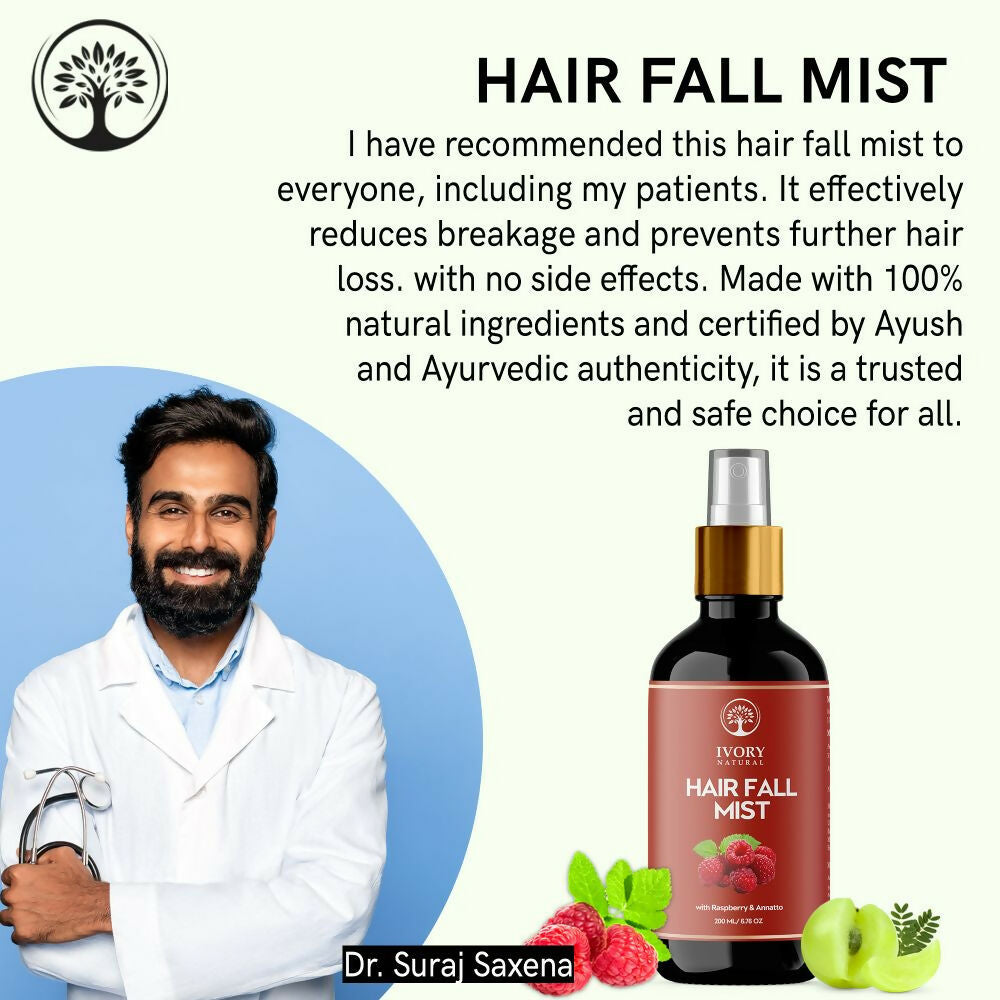 Ivory Natural Hair Mist For Long Hair For Growth Of Hair, Strengthen Follicles, And Restore Shine - Distacart