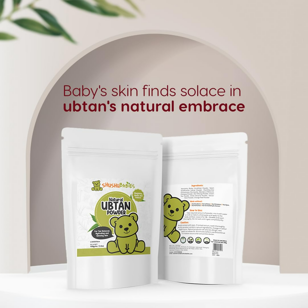 ShuShu Babies Ayurvedic Ubtan Powder (under 0-3 Years Baby)