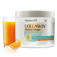 Thumbnail for TrueBasics CollaSkin, Marine Collagen Peptides for Youthful Glowing Skin - Orange - Distacart