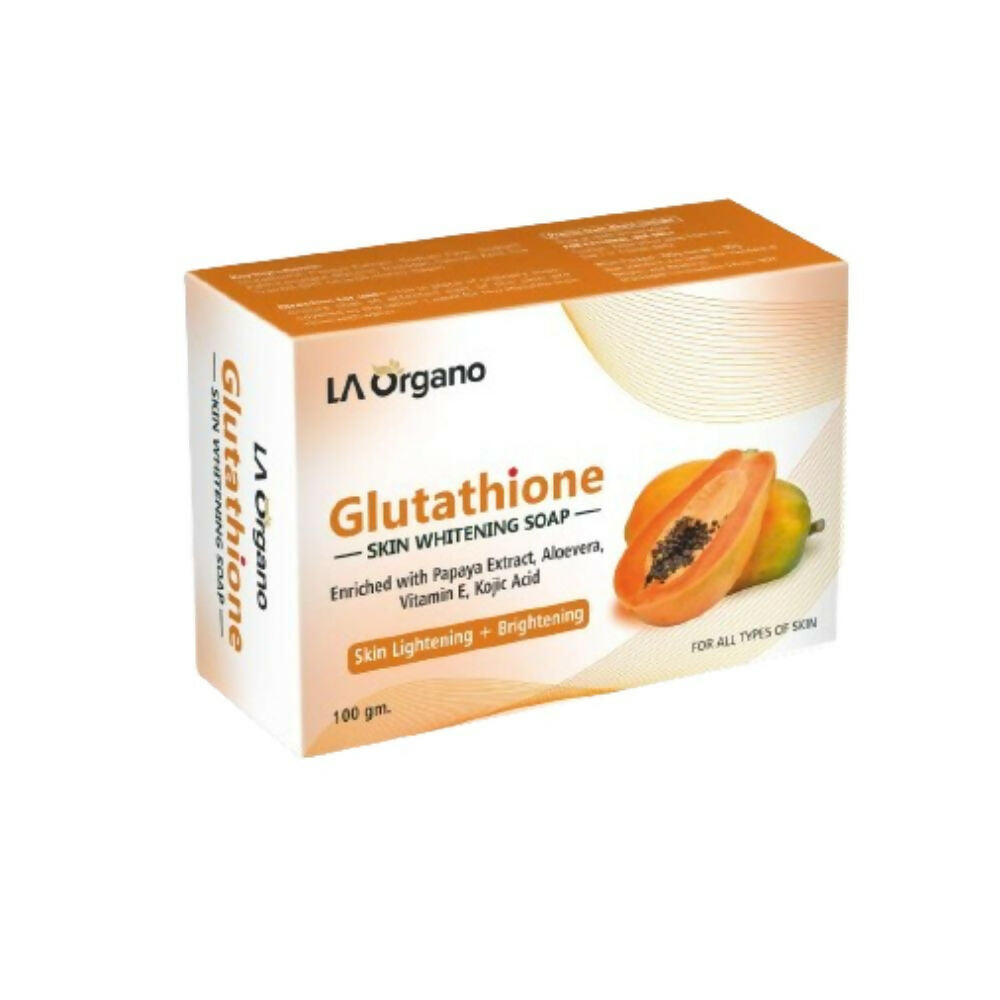 LA Organo Glutathione Papaya Skin Whitening Soap