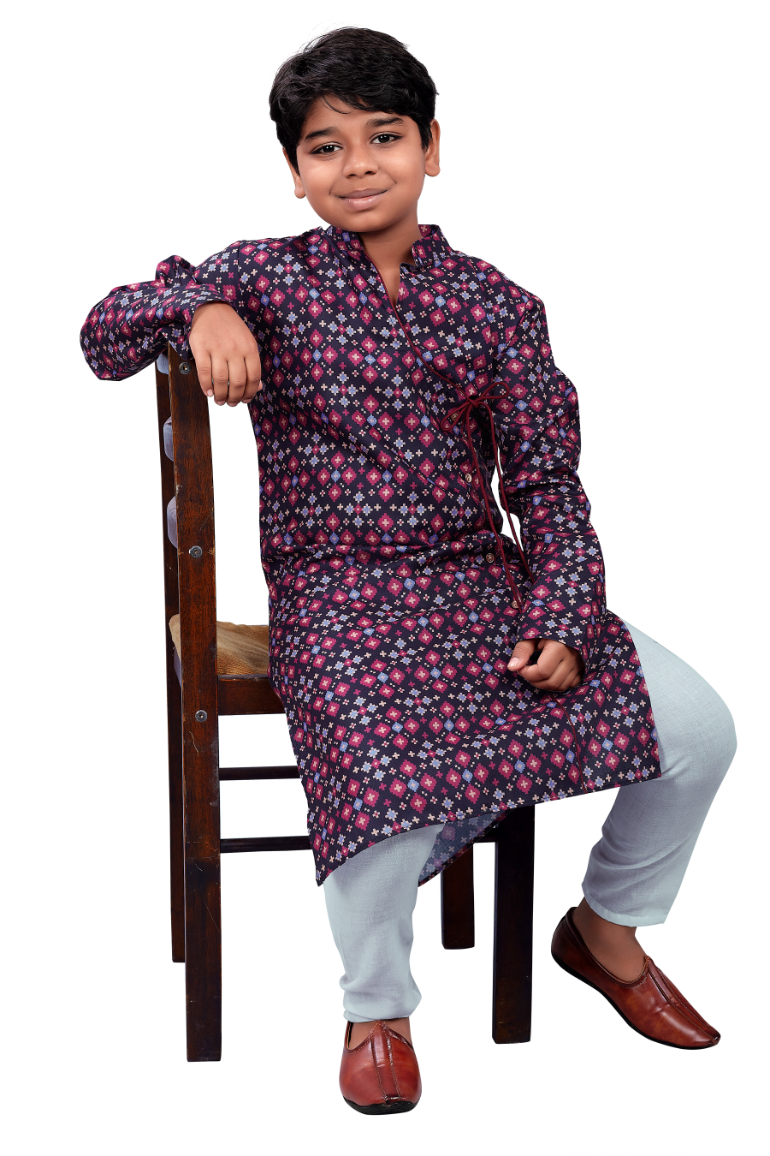 DEIANA'S Casual Designer Kurta Pyjama Set For Boys And kids (Multicolor) - Distacart