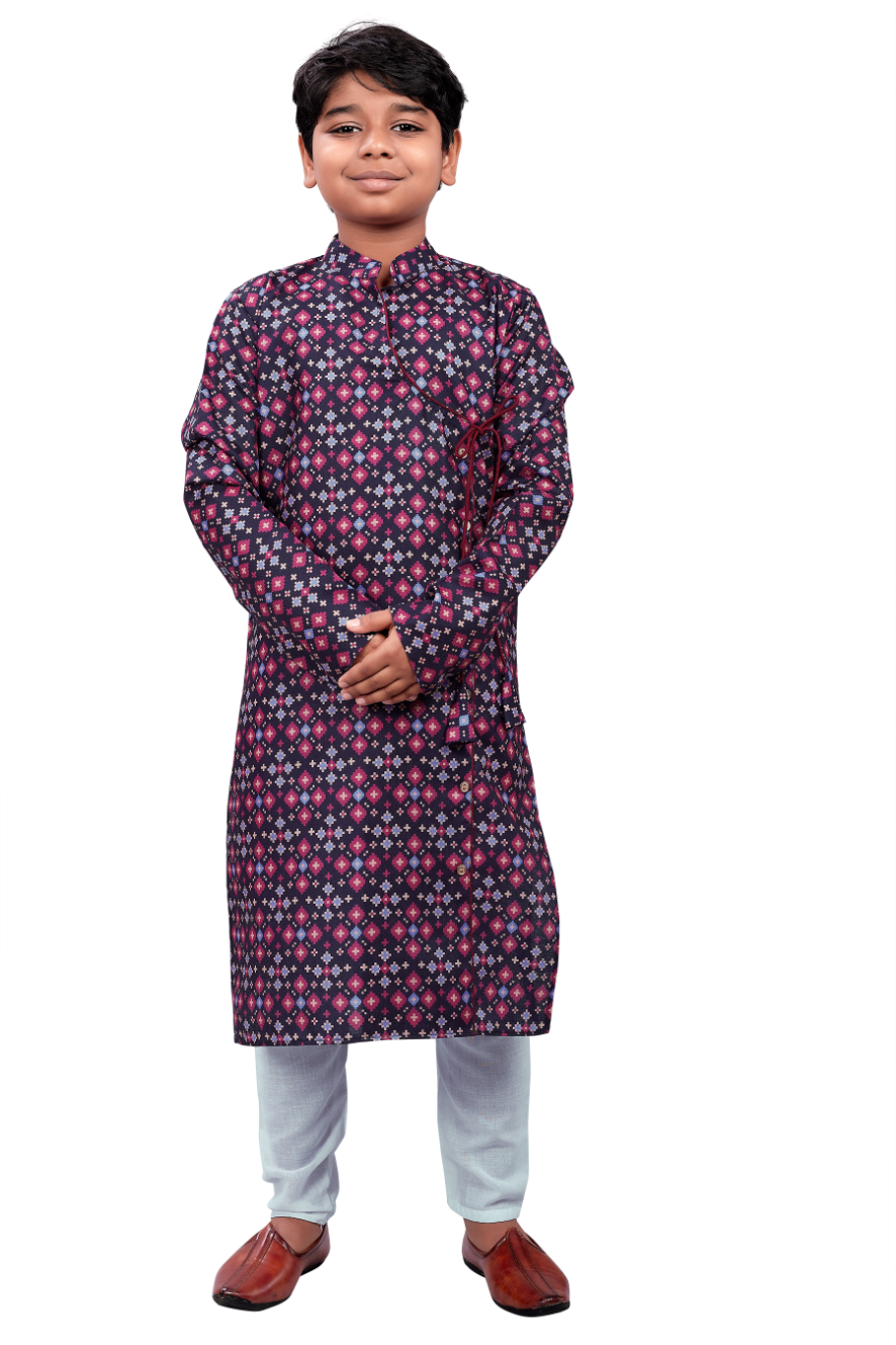 DEIANA'S Casual Designer Kurta Pyjama Set For Boys And kids (Multicolor) - Distacart