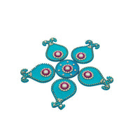 Thumbnail for Kundan HandiKrafts Matka Rangoli Blue (Baby) - Distacart