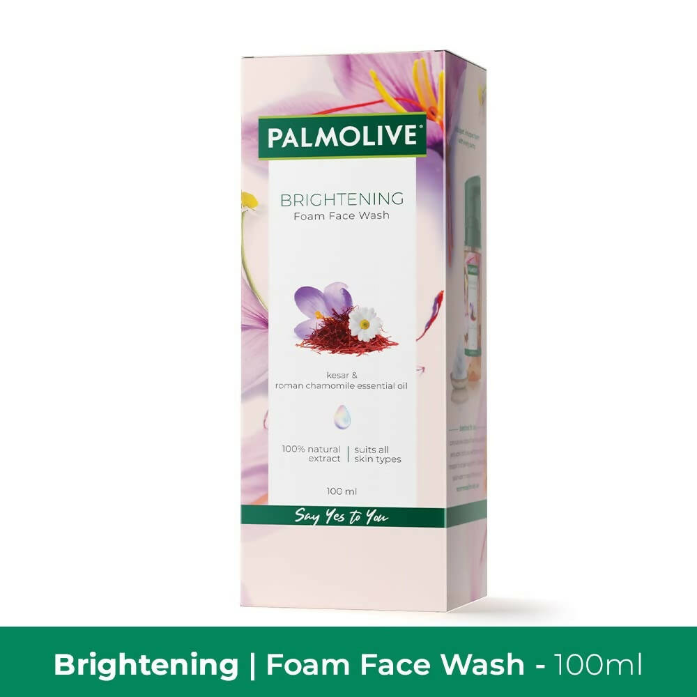 Palmolive Brightening Foam Face Wash - Distacart