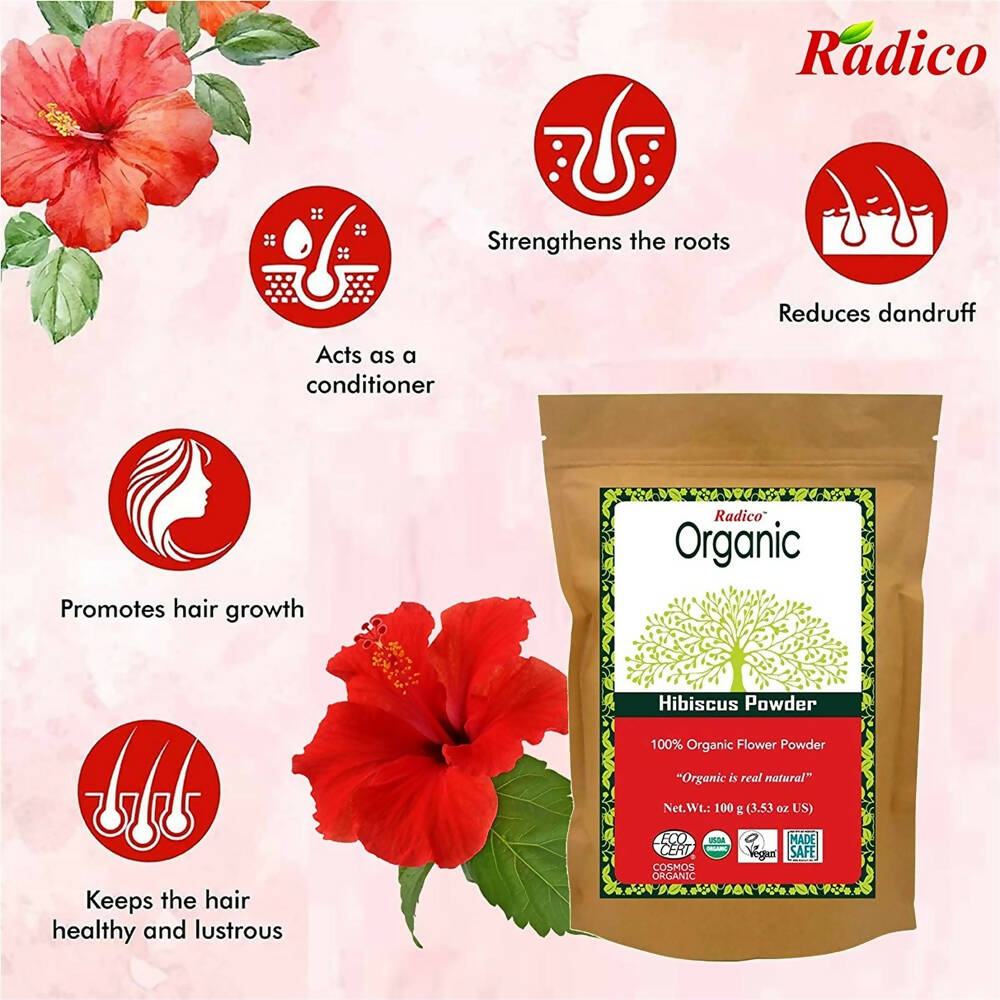 Radico Organic Hibiscus Powder - Distacart