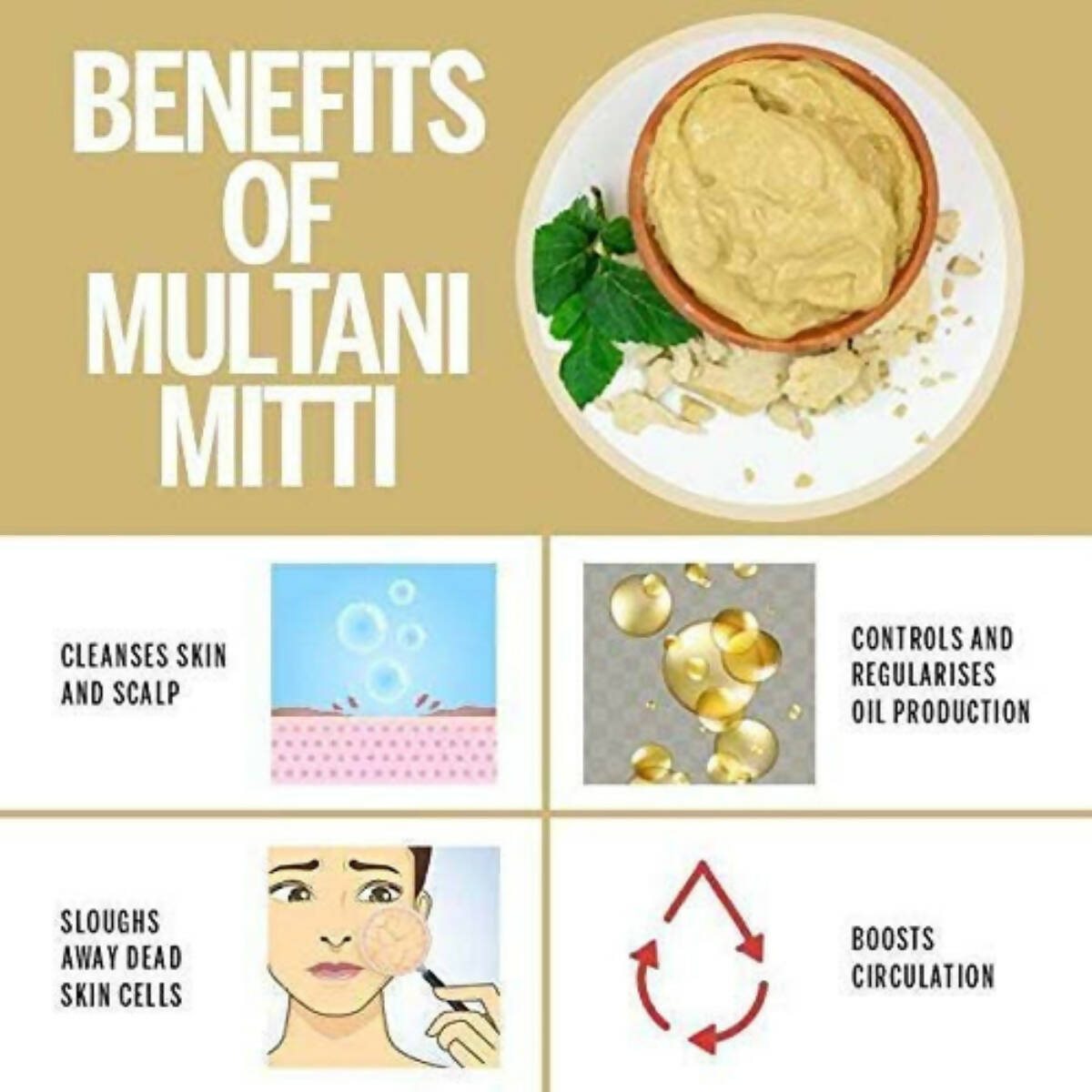 Purepik Multani Mitti Stone for Face Pack - Distacart