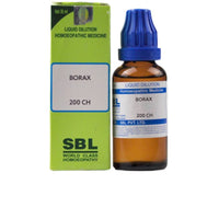 Thumbnail for SBL Homeopathy Borax Dilution - 200 CH