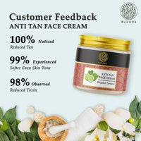 Thumbnail for Buddha Natural Anti Tan Face Cream - For Skin Glow, Removing Tan & Dark Spots - Distacart