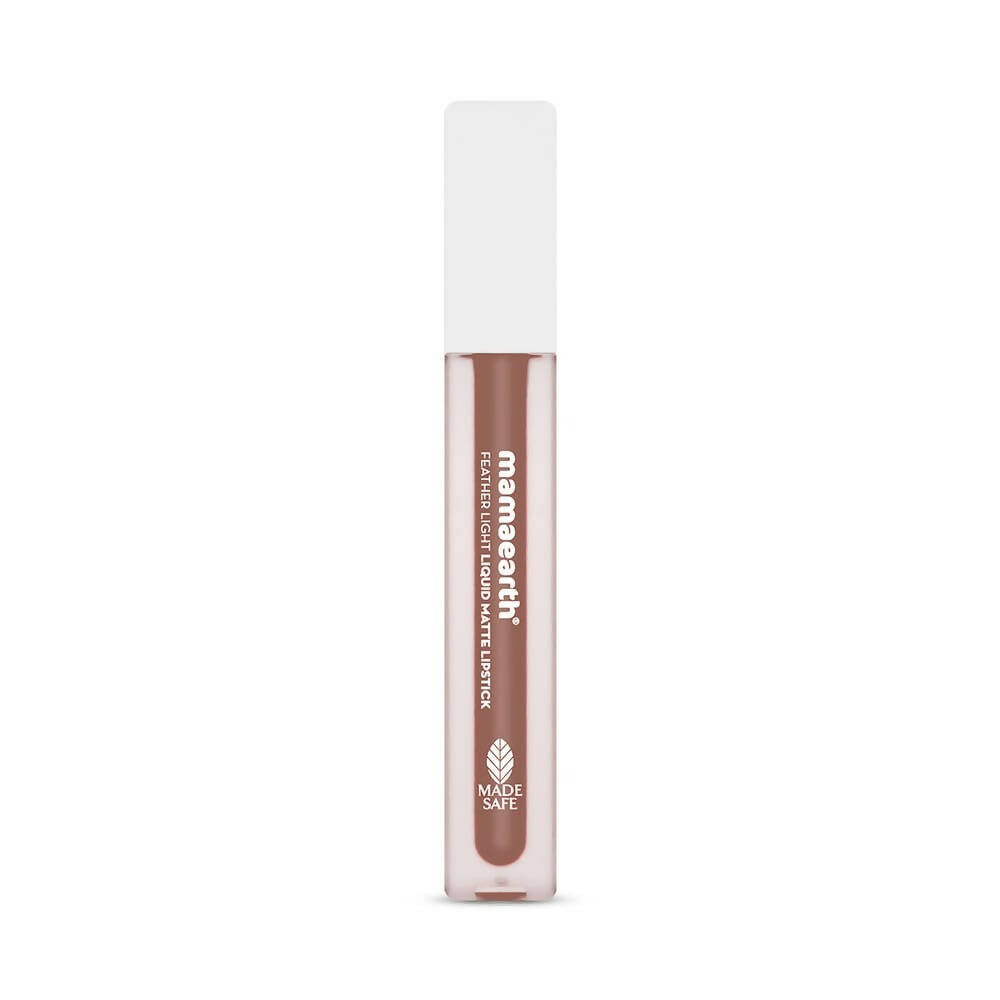 Mamaearth Feather Light Liquid Matte Lipstick - Nude Perfect - Distacart